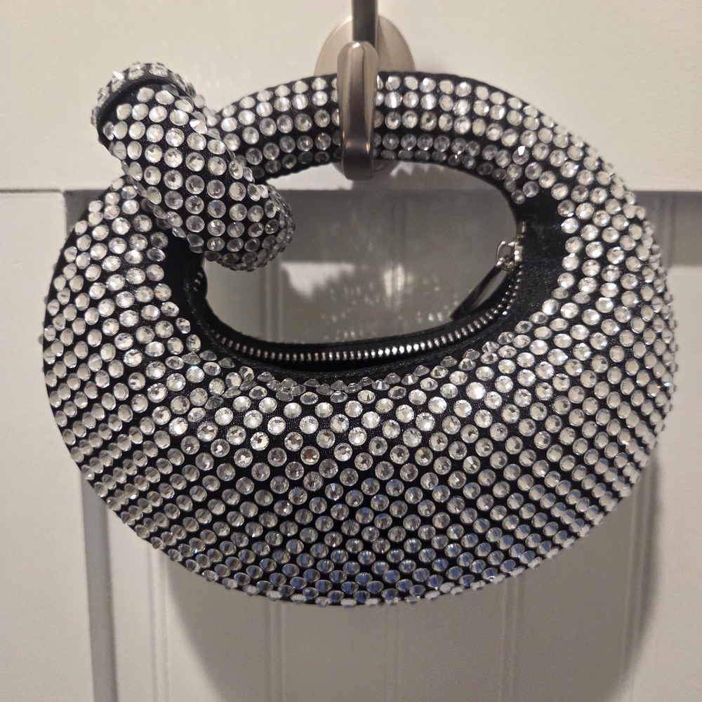 Silver Studded Clutch - Picture 2 of 5